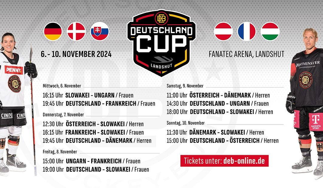 Deutschland Cup: Das sagen beide Teams zum Auftaktprogramm