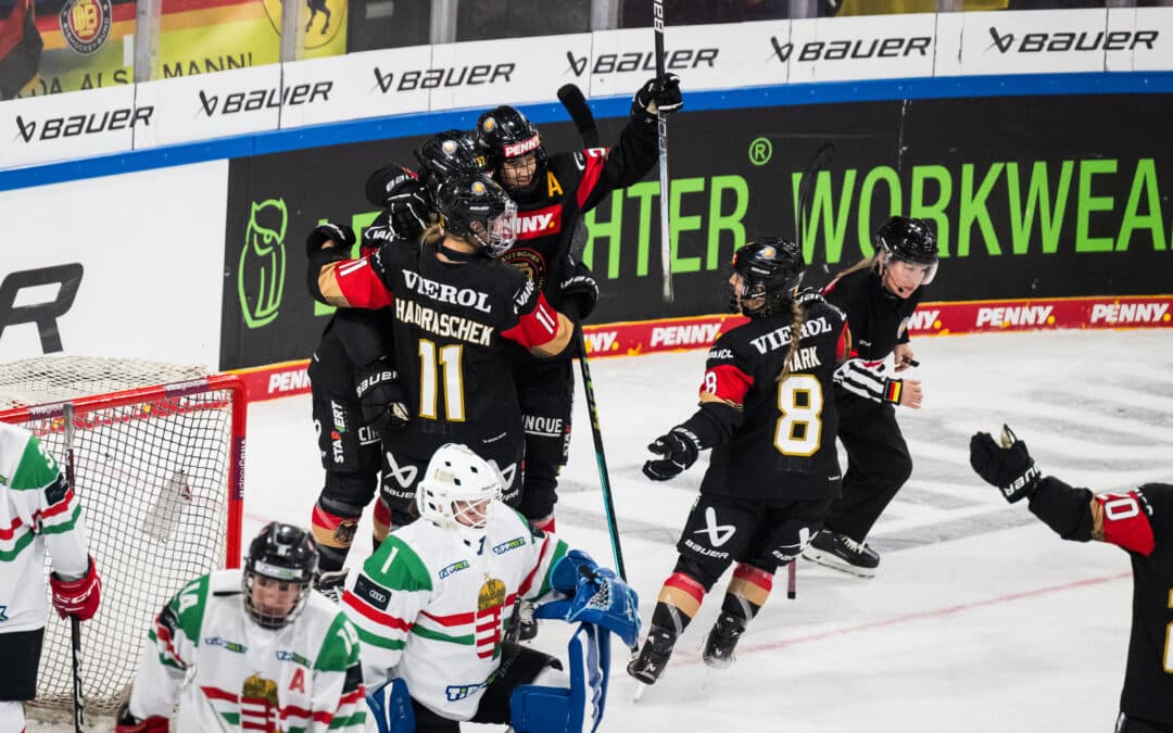 Deutsche Frauen Eishockey Nationalmannschaft gewinnt den Deutschland Cup 2024